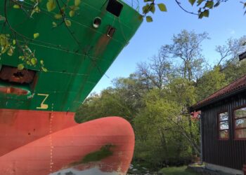 Cargo Ship Crashes Into Norwegian Garden