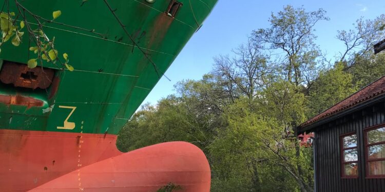 Cargo Ship Crashes Into Norwegian Garden