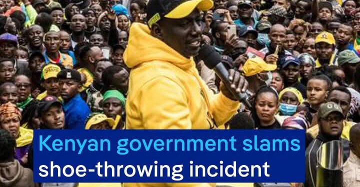 Kenyan Govt Condemns ‘Shoe Thrown’ at President Ruto During Meeting With Market Women 