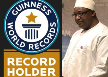 Gambia’s Barrow Breaks Guinness Record with Brief Presidential Speech