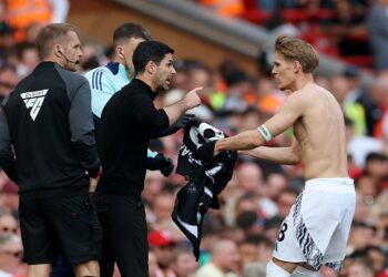 Arteta Fumes Despite Arsenal Comeback Against Liverpool at Anfield