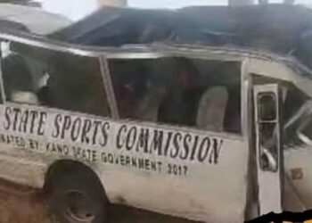 BREAKING: 19 Killed in Team Kano Bus Accident on Highway