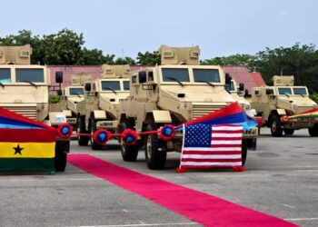 US Donates 14 Armoured Vehicles Worth $6 Million to Ghana
