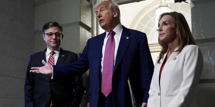 Trump steps up push for Republican support on massive budget bill