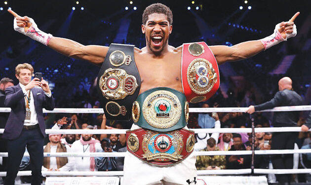 Anthony Joshua Now Richer Than Kane and Fury With Fortune of €232 Million