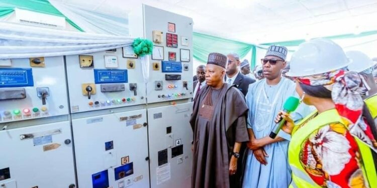 VP Shettima Commissions NDPHC Built Injection Substation In Borno