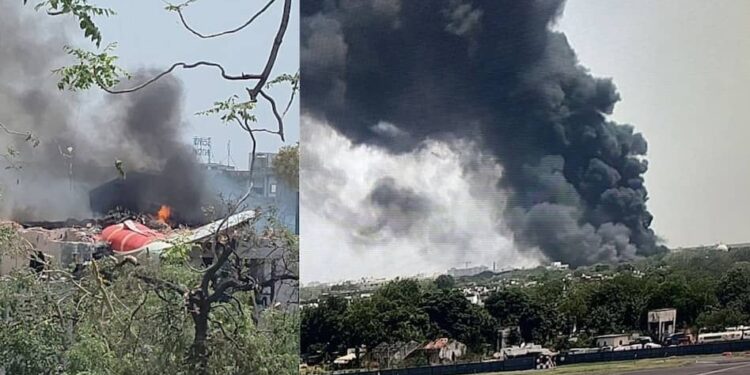 Air India Flight AI171 Crashes Near Ahmedabad Airport with 242 Onboard