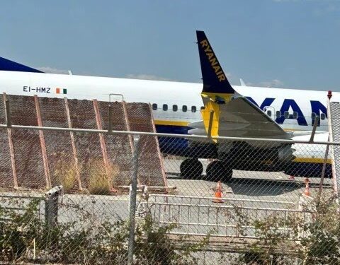 Ryanair Plane From UK to Greece Crashes on Runway Moments After Landing