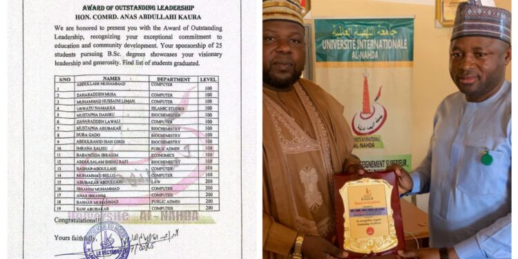 Nigerian Students Sponsored by Matawalle Aide,Kaura Win International Leadership Awards
