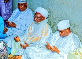 Senator Tambuwal Pays Condolence Visit to Bello Galadanci Over Father’s Passing