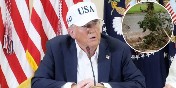 Trump Visits Kerrville After Floods Kill Over 120 in Texas