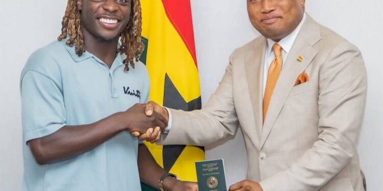 Manchester City Star Jeremy Doku Connects With African Heritage, Gets Ghanaian Passport