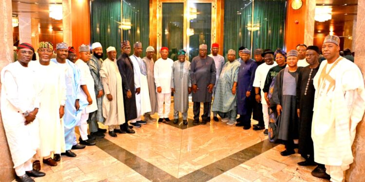 2027: Tinubu Meets APC Governors Ahead Of NEC Meeting