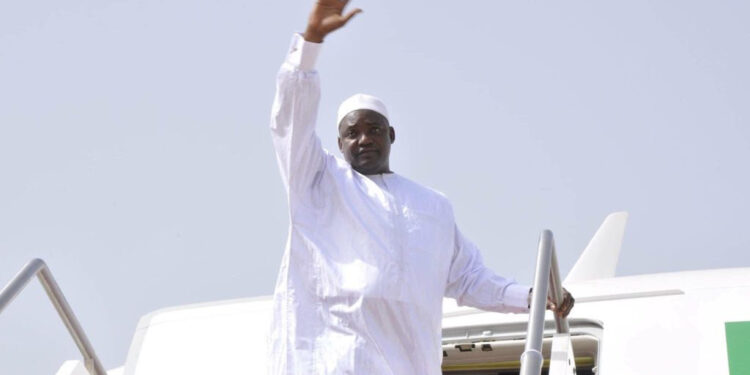 Gambian President Visits Buhari Family in Daura to Offer Condolences