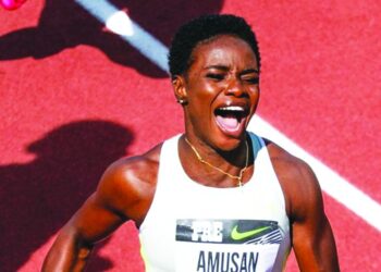 Tobi Amusan Finishes Second at Prefontaine Classic, Nathaniel Ezekiel Third