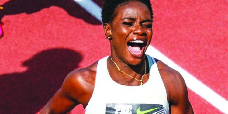 Tobi Amusan Finishes Second at Prefontaine Classic, Nathaniel Ezekiel Third