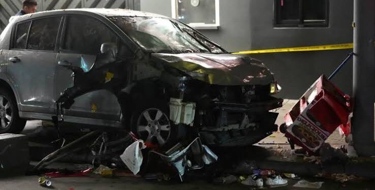 Vehicle Crashes into Crowd Outside Nightclub in East Hollywood