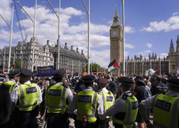 Police Detain Protesters Opposing Palestine Action Prohibition