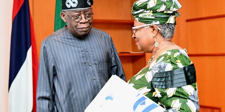 JUST IN: WTO’s DG, Okonjo-Iweala Visits Tinubu, Lauds Stability Of Nigeria’s Economy