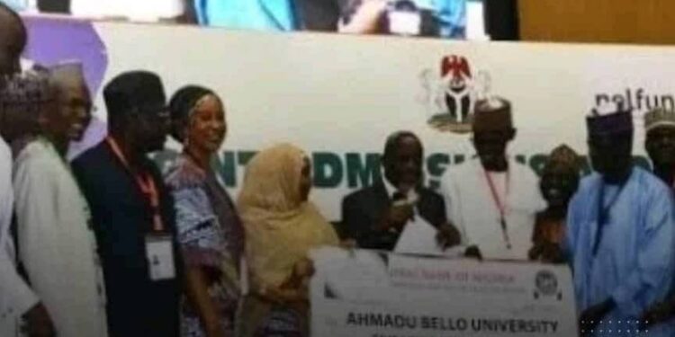 ABU Zaria Wins Top Honour, ₦500m Grant in National Tertiary Admissions Award