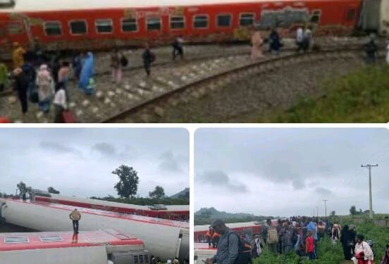 VIDEO: Abuja–Kaduna Train Derails, Passengers Flee In Panic