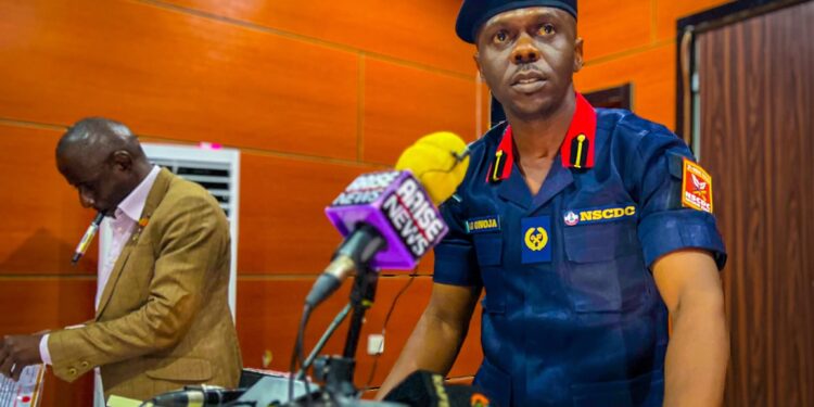 NSCDC Commandant General, Audi Bags Award At Abuja Security Summit