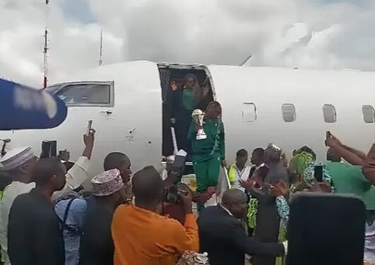 D’Tigress Arrive In Abuja After Afrobasket Win