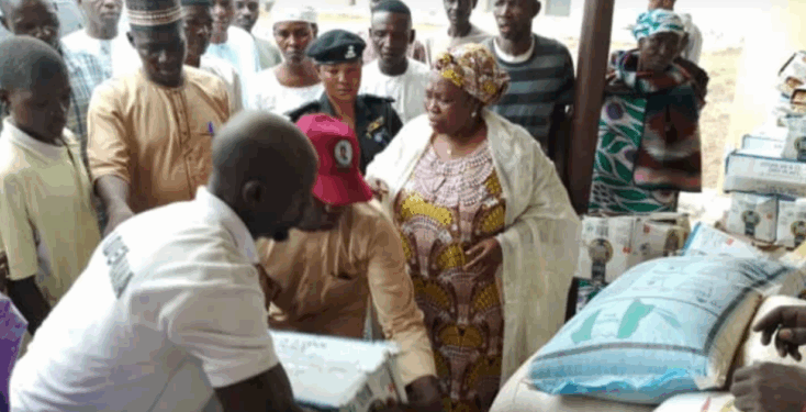 Adamawa Govt. Distributes Relief Materials To Flood Victims
