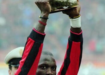 Former Liberian President George Weah Tells Children His Ballon d’Or Must Stay in the Family Forever