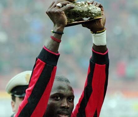 Former Liberian President George Weah Tells Children His Ballon d’Or Must Stay in the Family Forever