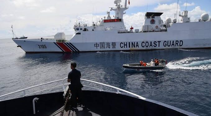 Chinese Naval and Coast Guard Vessels Collide During Pursuit Off Scarborough Shoal