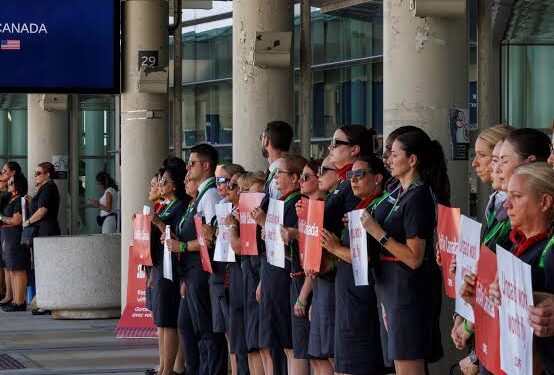Air Canada Flight Attendants Strike Grounds Flights Across Canada