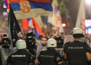 Anti-Government Demonstrations Turn Violent Across Serbia
