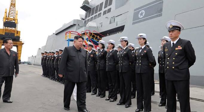 Kim Jong Un Threatens Swift Nuclear Expansion During Warship Inspection in Nampo