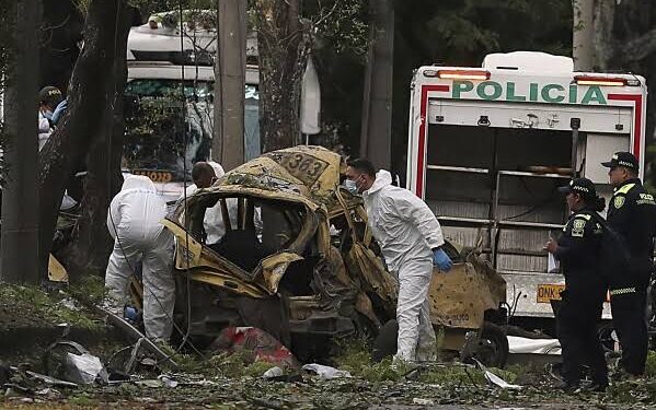 18 Killed in Colombia After Drone Strike on Police Helicopter and Car Bomb