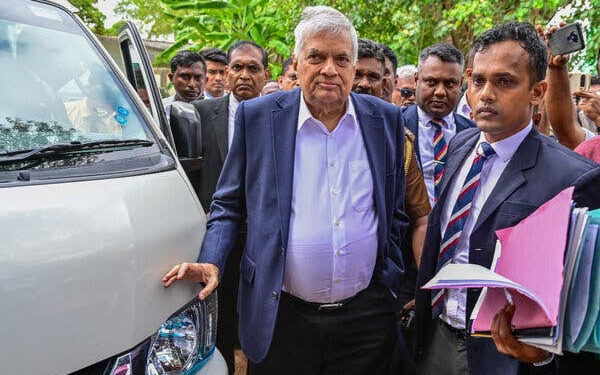Sri Lanka Ex-President Ranil Wickremesinghe Arrested Over Misuse of State Funds