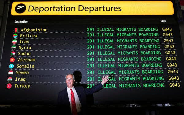 Reform UK Sets Out Mass Deportation Plan for Migrants