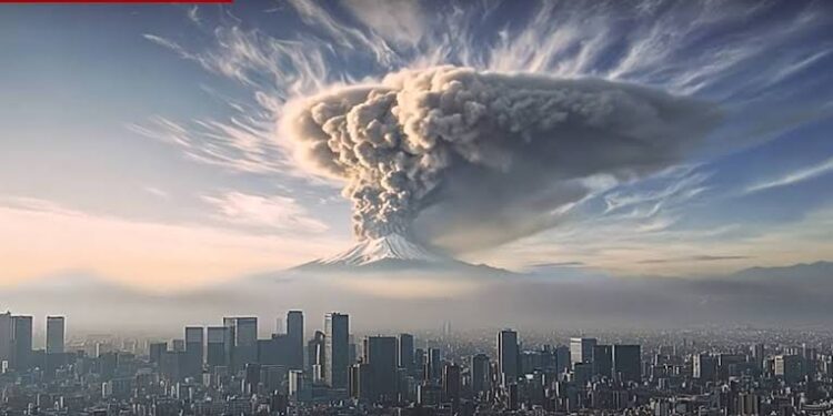 Japan Releases AI Video Showing Mount Fuji Eruption Impact on Tokyo