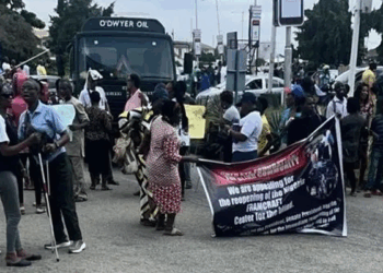 Yusuf Meets With Protesting Visually Impaired Persons