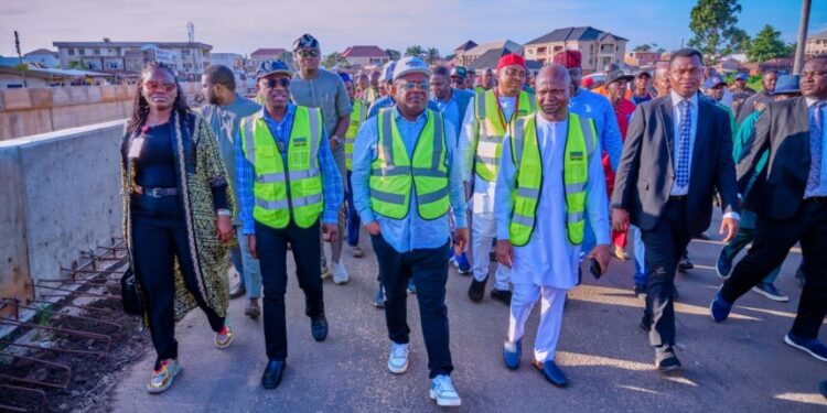 Why President Tinubu Gifted Gov. Alia Wurukum’s Flyover – Sen. Umahi Reveals