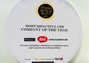 itel Wins Most Impactful CSR of the Year at Titan of Tech Awards