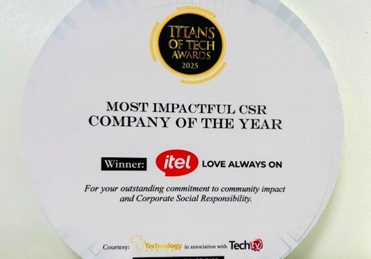 itel Wins Most Impactful CSR of the Year at Titan of Tech Awards