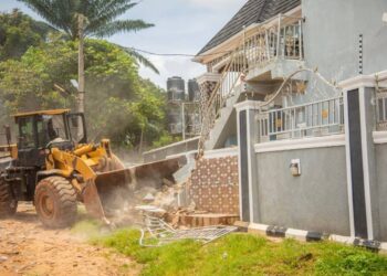 Edo Govt Demolishes 4 Houses in Edo North, Arrests Over 20 Suspects in Anti-C, Operation