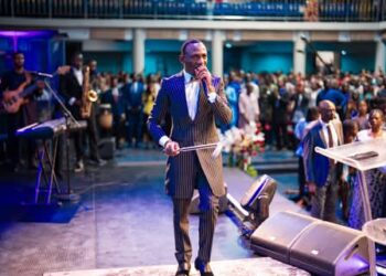 Dr. Paul Enenche, Wife Storms Full Gospel Business Men’s Fellowship International Convention in Makurdi For Ministeration