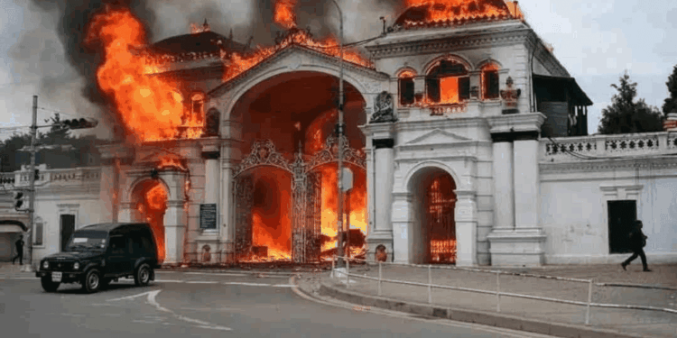 Nepal Parliament Set Ablaze as PM Oli Resigns Amid Anti-Corruption Uprising