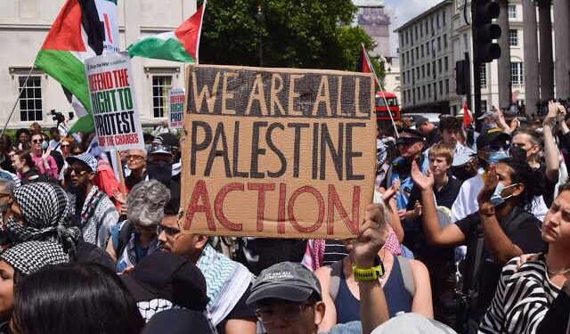 UK Charges Seven Over Proscribed Palestine Action