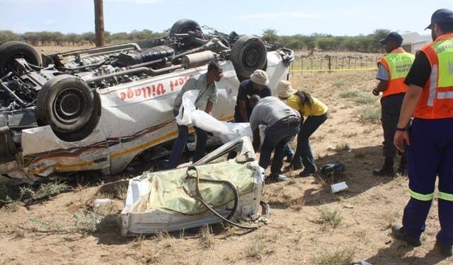 Namibia Road Collision Involving Security Vehicles Kills 16