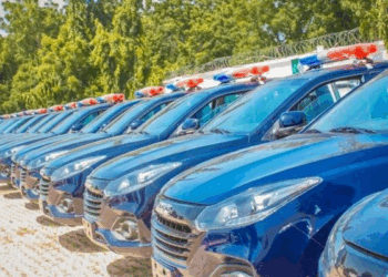 Gov. Buni Donates 47 Vehicles, 50 Bikes To Security Agencies In Yobe