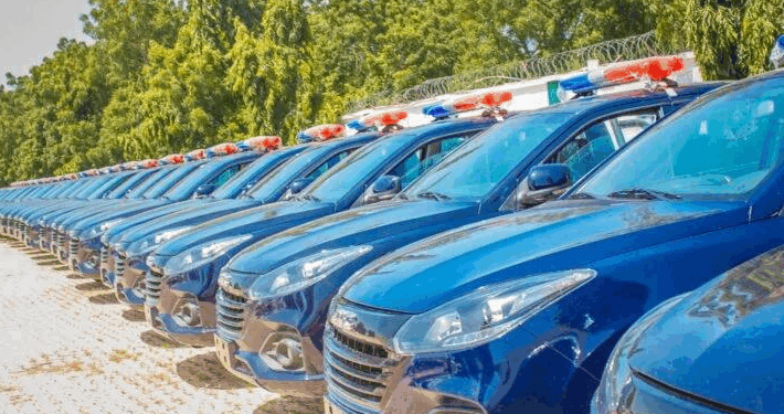 Gov. Buni Donates 47 Vehicles, 50 Bikes To Security Agencies In Yobe