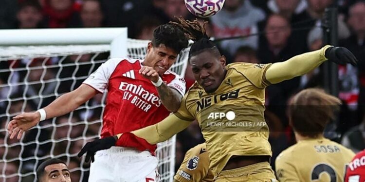 EPL: Arsenal Beat Crystal Palace 1-0, Go Four Points Clear